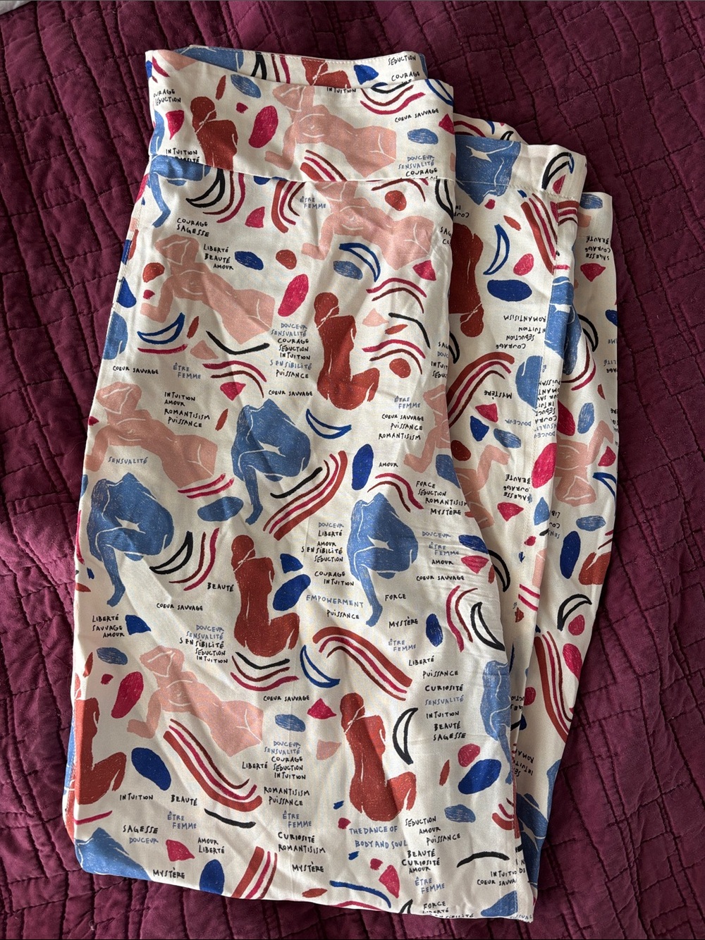 Sezane 100% Silk Baptisto Trousers